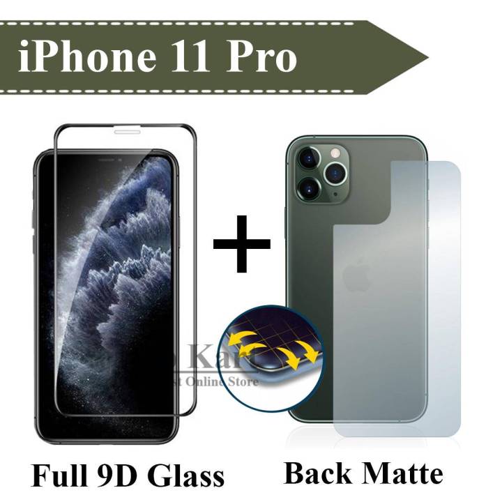 Apple iPhone 11 Pro Glass Protector 9D|5D|6D|10D|11D|21D Black