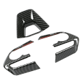 3PCS For Toyota Corolla 2019-2020 Spare Parts Accessories Carbon Fiber Style Hatchback Steering Wheel Switch Button Cover Trim. 