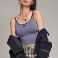 New Latex  Silk Sport  Bra Women Ultra Thin Sports Bra Seamless Wireless Breathable Sleep Vest Padded Bra - Women's No Steel Ring Brassiere Solid Widened Shoulder Strap Comfortable Ice Silk bra (size  XS-2XL all color availabe ). 