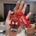 Marvel Anime Figures Parallel Universes Spiderman Gwen Ham PVC Doll Keychain Bag Key Ring Accessories Kids Toys Birthday GiftsBasketball. 