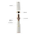 Pack of 2 Flawless hair removal machine CELL facial hair remover hair eraser for women painless skin appliance for smooth glowing face/body original hair removal machine FREE 2 AA SIZE Cells. 