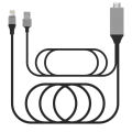 4K HD Video Converter Cable For iPhone 14 13 12 11 Pro Max iPad mini Lighting to HDMI-compatible TV Projector Digital AV Adapter. 
