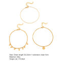 Carat Ankle Bracelet Geometric Multi Style Ankle Chain. 