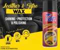 7CF DASHBOARD HIGH GLOSS LEATHER & TYRE WAX POLISH 450ml. 