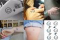 Beautiful 6 Smiley And 4 Electric Sign tatto In One Sheet Temporary Tattoo Sticker Tattoo Sheet Water Proof Temporary Tatoo Body Art Fashion Removable Non-Toxic Waterproof Tatto Stickers For Man Woman Boys & Girls Unisex Tatt0. 