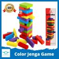1Set/54 PCS Wooden Large Color Digital Stacking High Preschool Blocks Educational Toys Children's Fun Drawing Blocks Toys. 
