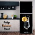 Beautiful Fridge Door Self-adhesive Sticker Waterproof Sheet Renew you old Fridge and Decor your Home. 