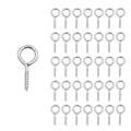 Colorfulaima 200PCS Screw Eye Pins for Keychain Making – Durable, Rust-Resistant Mini Metal Hooks for DIY Jewelry, Crafts & Home Décor. 