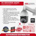 HIKVISION DS-2DE4425IW-DE(S6) 4-inch 4 MP 25X IR Network Speed Dome Network Products PTZ Cameras Pro Series- 25× optical zoom and 16× digital zoom provide PTZ Camera-Expansive night view with up to 100 m IR distance Camera. 
