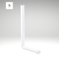 AVA 3 Piece Plastic Hockey Pipe for Toilet Flush Tank (Pipe) to WC Connection–Leakproof High Pressure Plastic Pipe Fitting – Bathroom Fitting Pipe Sanitary Bathroom Flush Pipe – Flush Tank Accessories Toilet Hockey Pipe with 1 Year Warranty | Sanitostore. 