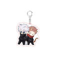 Anime Jujutsu Kaisen Keychains Satoru Gojo Pendant Keyring Unisex Halloween Cosplay Accessory Gifts. 