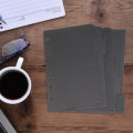Subject Dividers Eco-friendly 6-ring Folder Index Separators. 