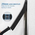 Gap Cleaning Brush, Hand-held Crevice Cleaning Tool, Window Groove Cleaning Brush, Small Crevice Cleaning Brushes For Blind, Baseboard, Fan, Window Or Sliding Door Track, Cleaning Supplies, Cleaning Tools. 