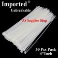 Imported Best Quality Transparent Crystal Clear White Nylon Cable Tie Nylon Cable Ties Plastic Self Lock Tie Self Adhesive Cable Tie Zip Tie Cable Wire Holder Car Wheel Cup Holder Strap Network Cable Cord Wire Tie Zip Strap Plastic Power Tool. 