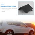For-BMW 3 Series E90 E91 E92 E93 Diagnostic Plug Cover OBD Black LHD Panel Decorative Cover 51437147538. 