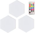DIY Touch Sensor LED Night Light Dimmable LED Hexagonal Wall Lamp LED Quantum Lamp for Home Bedroom Decoration Honeycomb Lights. 