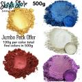 Jumbo Offer Epoxy Resin Metallic Colors 500g In 5 Colors. 