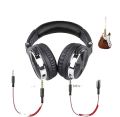 OneOdio A71 Hi-Res Studio Recording Headphones - Wired Over Ear Headphones with SharePort, Monitoring Mixing Foldable Headset with Stereo Sound, 3.5/6.35MM Jack for PC Computer DJ Guitar-Red. 