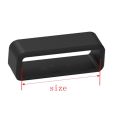 18 20 22 24 26mm Holder Locker Keeper Silicone Strap Loop Ring Rubber Watch Bands Accessories. 