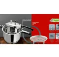 Alpha Pressure Cooker Stainless Steel Double bottom heavy weight cooker Capacity (12 Liter).. 