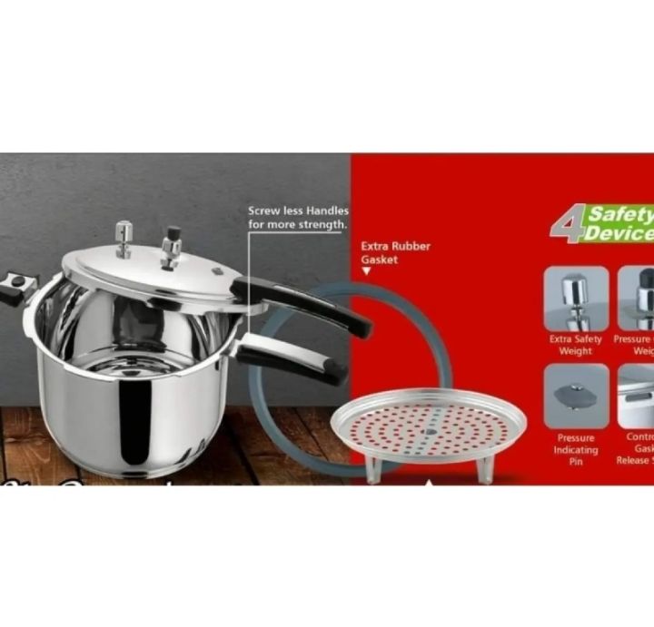 Alpha%20Pressure%20Cooker%20Stainless%20Steel%20Double%20bottom%20heavy%20weight%20cooker%20Capacity%20(12%20Liter).%20-%20Image%205