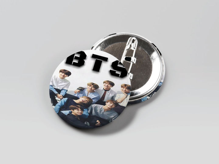Custom Made All the characters of bts School Button Badge | Daraz.pk