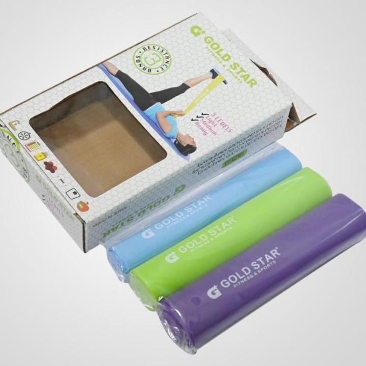 Theraband Set Latex-Free Resistance Band