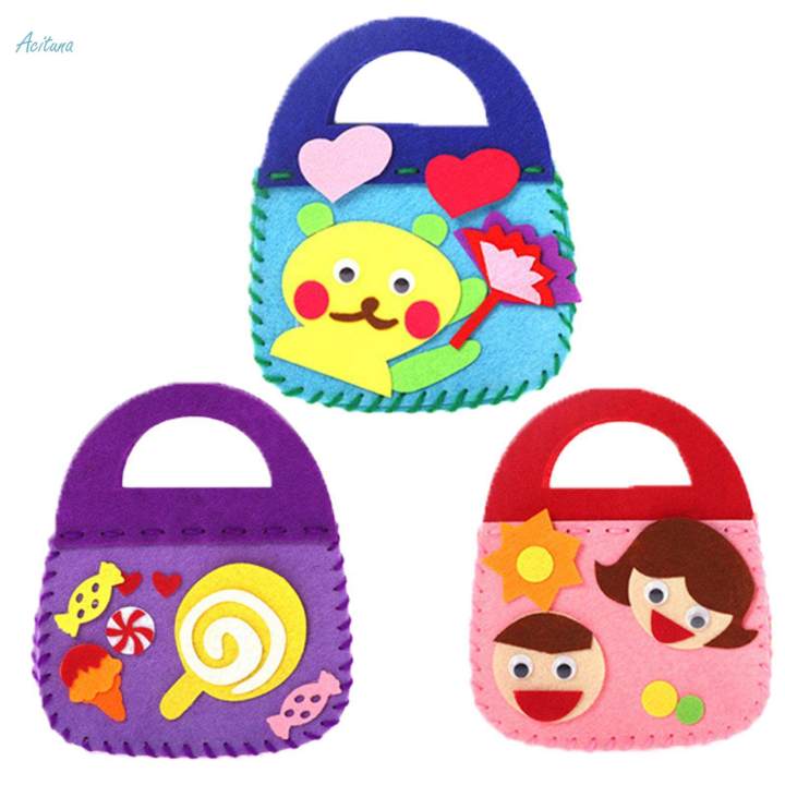 14x%20Handbags%20Kids%20Sewing%20Kit%20Toddlers%20Arts%20and%20Crafts%20for%20Halloween%20Gift%20-%20Image%203