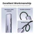 UGREEN Revodok 5-in-1 USB-C Hub with 4K HDMI, 100W PD, 3 USB-A Data Ports, USB C Hub Multiport Adapter for MacBook Pro/Air, iPad Pro, iMac, Surface, XPS, Thinkpad, Galaxy. 