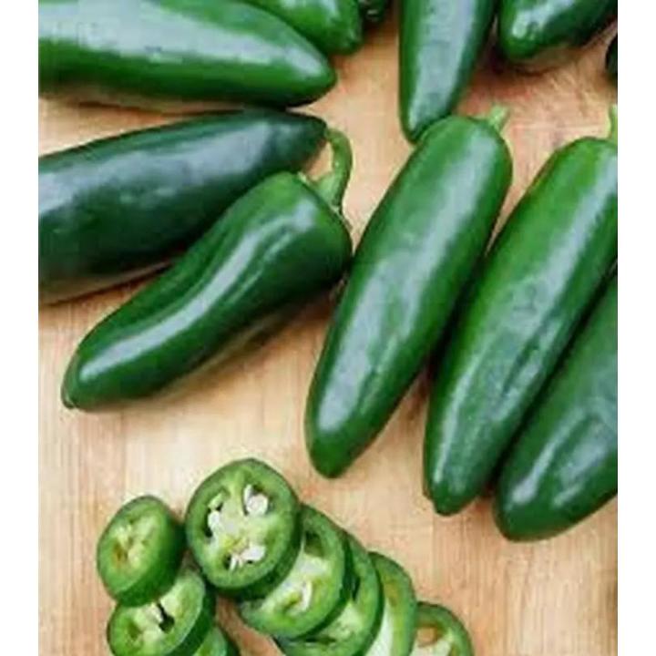 Jalapeno Hybrid Green Chilli Chili Seeds (Sabaz Mirch) Kitchen Gardening Vegetable