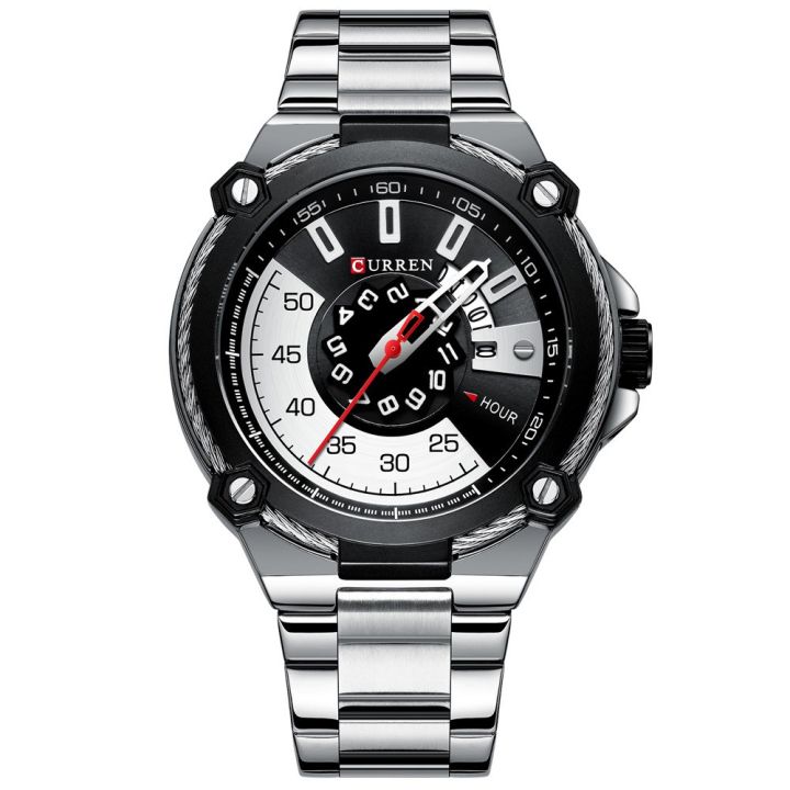 CURREN%208361%20Quartz%20Movement%20Chronograph%20Date%20Display%20Watch%20Luminous%20Wristwatch%20With%20Stainless%20Steel%20Strap%20For%20Men%20-%20Image%208