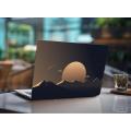 Digital art, artwork, illustration, minimalism, sunset Laptop Notebook Skin Sticker Cover Art Laptop Skin Fits 13.3" 14" 15.6" 16". 