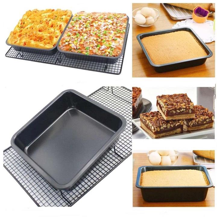 Non-Stick Square Cake Pan, Home Kitchen Cake Baking Pan