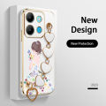 Love Bracelet case for Infinix Note 30 4G 5G Back Cover Back Shadow Girl Flower Case Infinix Note 30i 30 40 Pro 30 VIP Zero 30 20 GT 20 Pro X6821 X6851 X6853. 