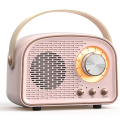 JAERBEE Retro Mini Bluetooth Speaker Classical Music Player Sound Stereo Subwoofer Portable Decoration Speakers Home A. 