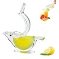 Bird Shape Manual Lemon Clip Squeezer, Acrylic Lemon Juicer, Convenient Fruit Juice Gadget, Hand Press Lemon Squeezer for Kitchen, Citrus Press Juicer Squeezer Kitchen Tool, Ergonomic Portable Fruit Juicer, Lemon Slice Wedge Squeezer _KIT_ KS. 
