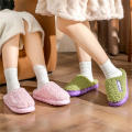 Women Slippers Winter Warm Slippers Indoor Floor Slides Plush High Heels Slippers Cotton Shoes. 