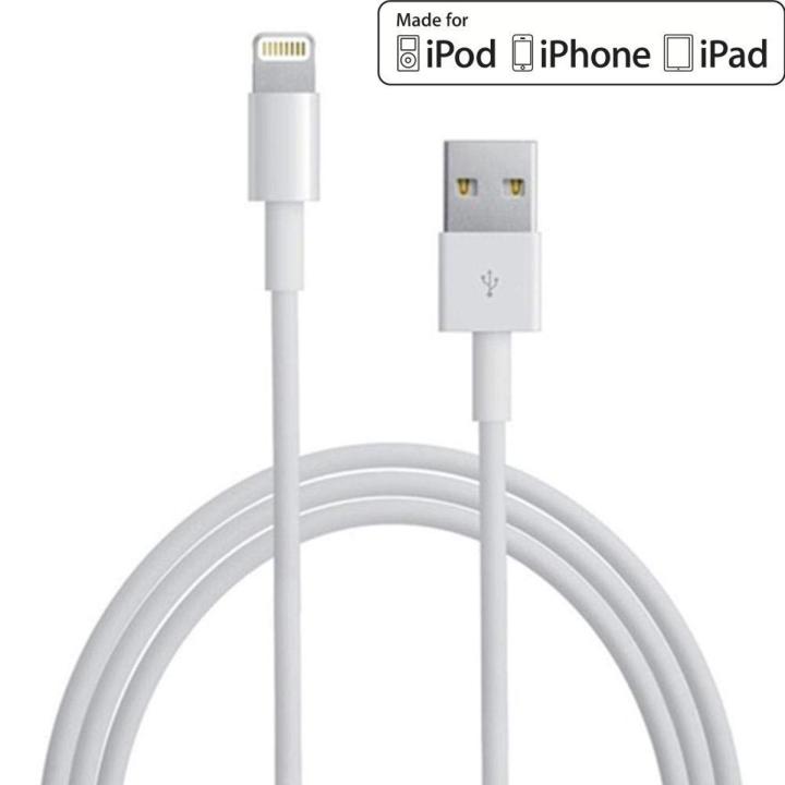 Original Fast Charging Cable USB Data Cable for iPhone X XS 11 Pro Max XR 6 6S 7 8 Plus 5 5S SE iPad mini 2 3 Air Phone Charging Cable White