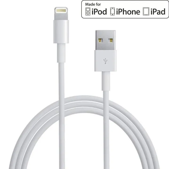 Original Fast Charging Cable USB Data Cable for iPhone X XS 11 Pro Max XR 6 6S 7 8 Plus 5 5S SE iPad mini 2 3 Air Phone Charging Cable White