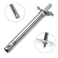 Kitchen Lighter SS Metal - Gas Stove Lighter - No Fuel No Batteries No Refill Needed - Spark Igniter Pulse Liter. 