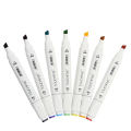TOUCHFIVE 1 Color Matching Art Markers Brush Pen Sketch Alcohol Based Markers Dual Head Manga Drawing Pens Art Supplies. 