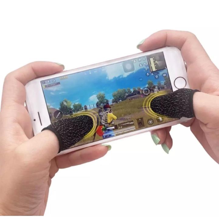 Gaming 1 Pair / 2 Gloves Pubg Thumb Gloves Pubg / Free Fire Finger Sleeve Accessories Controller For Pubg Mobile Trigger Triger gamepad