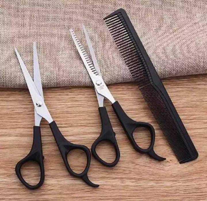 Professional%20Hair%20Cutting%20Scissors%20&%20Hair%20Ruff%20Scissors,%20Hair%20Dressing%20Salon%20Scissors%20Barber%20Shears%20For%20Personal%20and%20Salon%20Use%20-%20Black%20plastic%20Handle%20-%20Image%202
