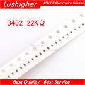 100PCS 0402 SMD Resistor 1% 22Kohm 22K Ohm 223 22000ohm. 