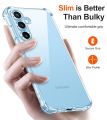Samsung Galaxy A26 5G, [Bumper] Exculsive Transparent with Anti Dust Plugs Shockproof Slim Back Cover Case. 