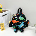 Little Dinosaur Kids School Bag 2024 Cute Fashion Cartoon Backpack Kindergarten Small Ears Boy Girls Backpack. 