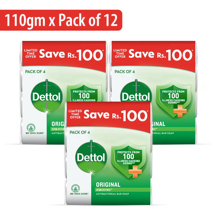 Dettol Soap Original 110gm - Pack of 12