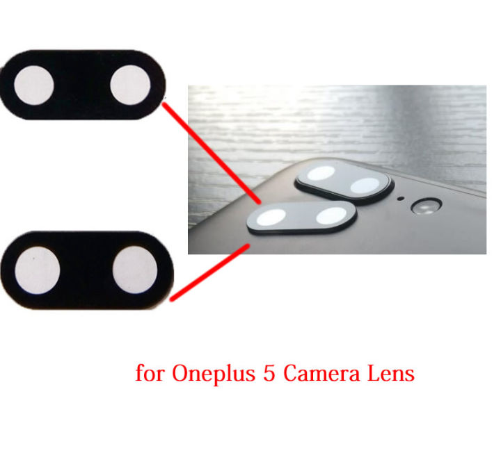 OEM For OnePlus 5 Rear Back Camera Glass Lens Cover With Sticker Replacement Part For One Plus 5 5T A5000 Camera Lens Cover