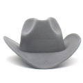 Western cowboy hats, cross-border retro trends, outdoor ethnic style, curved brim, tweed jazz hats, felt hats, Tibetan top hats. 