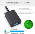 ABLEWE USB 3.0 to VGA Adapter, USB 3.0/2.0 to VGA Multi-Display Converter Support Resolution 1080p for Win 7/8/8.1/10 (Not works for Chromebook,Linux,MAC OS). 